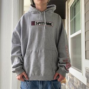Spitfire Men's Grey Hoodie